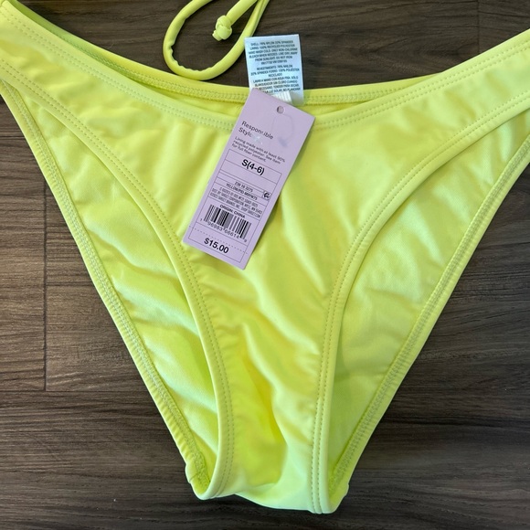 NWT Target bikini! Neon yellow size small top and bottom! - Picture 11 of 11